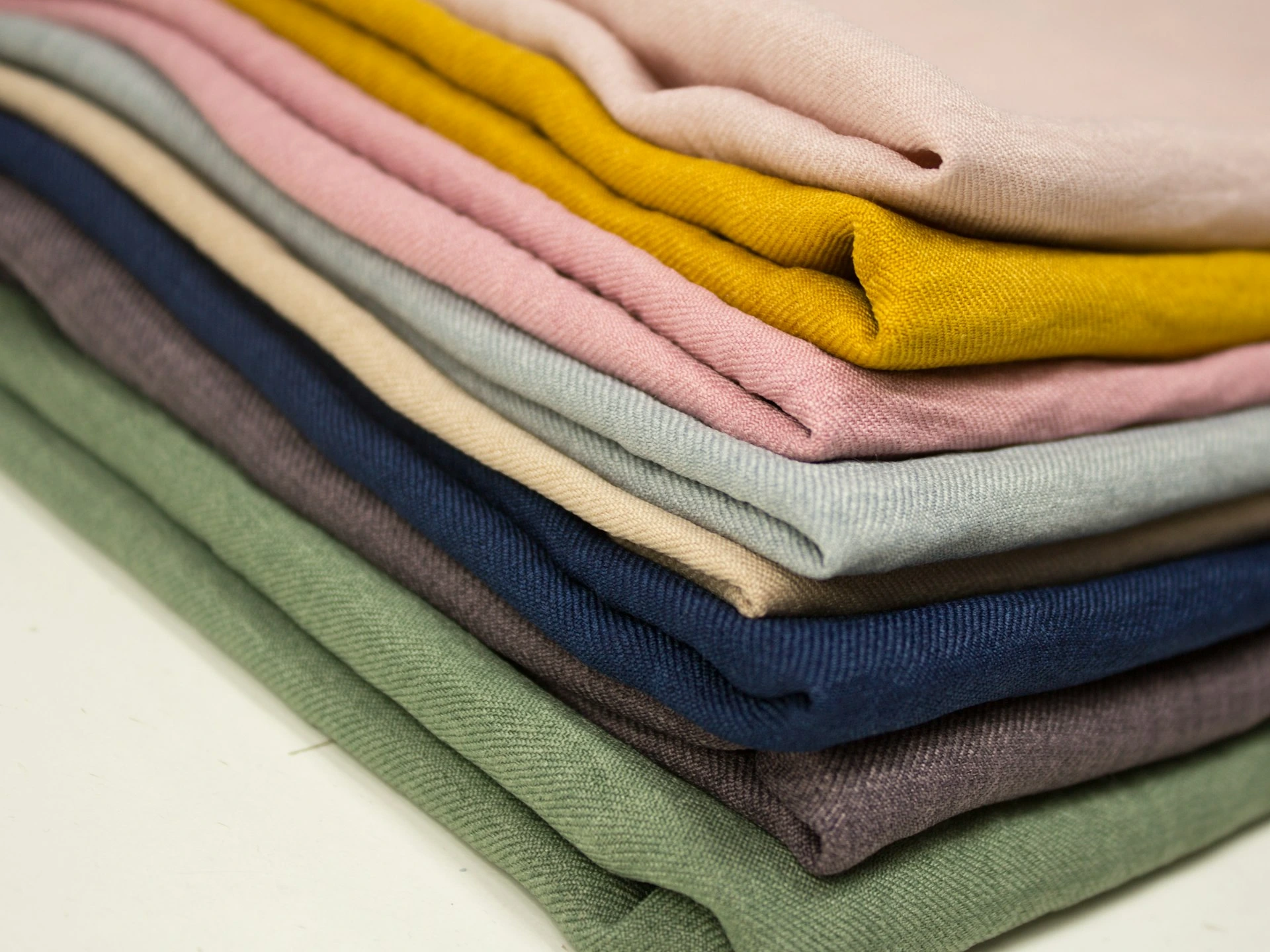 blue green and brown textile